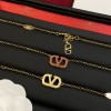 Valentino Necklace/Bracelet/Earrings/Ear Pendants 4in1 Set