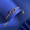 Valentino Blue Colored Diamond Bracelet