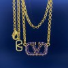 Valentino Blue Diamond Necklace