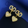 Valentino Heart Filled Diamond Earrings