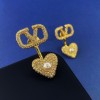 Valentino Heart Filled Diamond Earrings