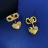 Valentino Heart Filled Diamond Earrings