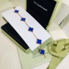 Van Cleef & Arpels Clover Blue Shell Bracelet