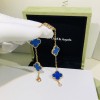 Van Cleef & Arpels Clover Blue Shell Bracelet