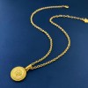 Versace Greek Circular Medusa Necklace