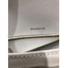 BALENCIAGA WOMEN'S HOURGLASS SMALL HANDBAG CROCODILE EMBOSSED