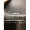 BALENCIAGA WOMEN'S HOURGLASS SMALL HANDBAG BOX IN BLACK