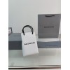 BALENCIAGA MINI SHOPPING BAG IN WHITE