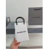 BALENCIAGA MINI SHOPPING BAG IN WHITE