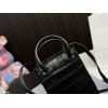 BALENCIAGA MINI SHOPPING BAG IN BLACK