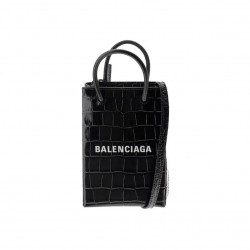 BALENCIAGA MINI SHOPPING BAG IN BLACK