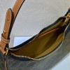 CELINE AVA BAG IN TRIOMPHE CANVAS AND CALFSKINTAN