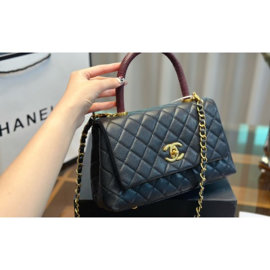 CHANEL SMALL COCO HANDLE 2WAY SHOULDER BAG