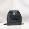 CHANEL GABRIELLE SMALL BACKPACK BLACK CALFSKIN SMALL SHOULDER BAGS