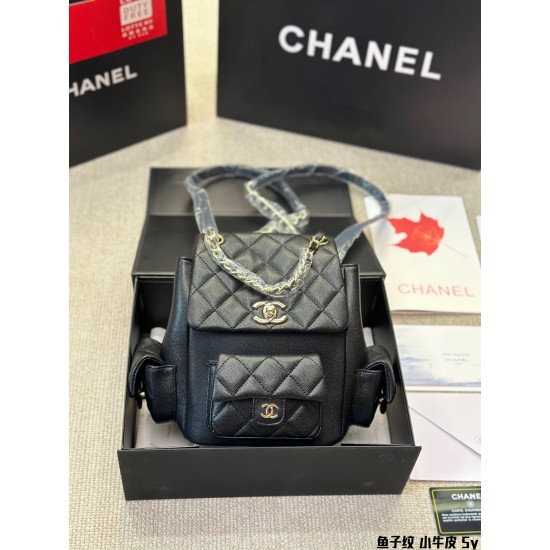 CHANEL 2023-24FW CASUAL STYLE ELEGANT STYLE BACKPACKS 