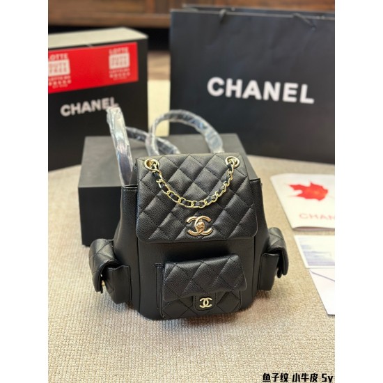 CHANEL 2023-24FW CASUAL STYLE ELEGANT STYLE BACKPACKS 