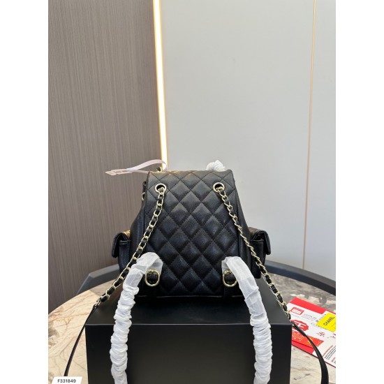 CHANEL CASUAL STYLE 2WAY CHAIN PLAIN LEATHER PARTY STYLE