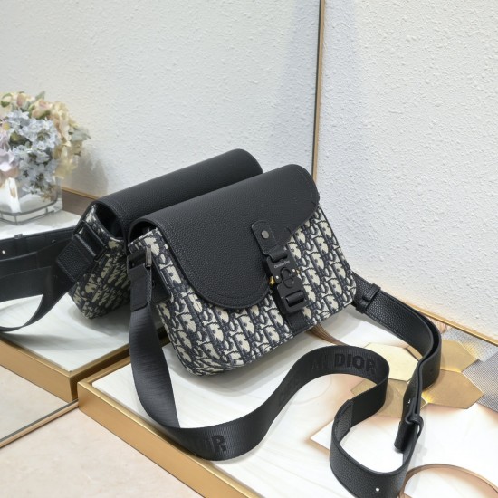 DIOR MINI SADDLE BAG WITH STRAP