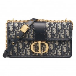 DIOR 30 MONTAIGNE EAST-WEST BAG WITH CHAIN