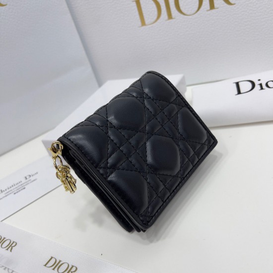 DIOR LADY DIOR VOYAGEUR SMALL COIN PURSE