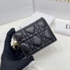 DIOR LADY DIOR VOYAGEUR SMALL COIN PURSE