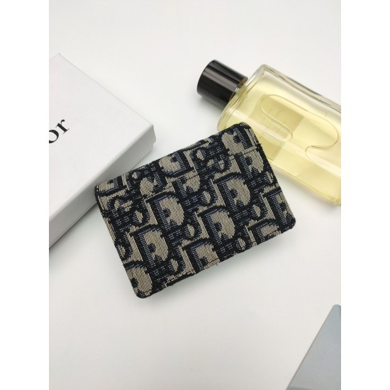 DIOR SADDLE FLAP CARD HOLDER