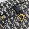 DIOR LONG SADDLE WALLET WITH CHAIN