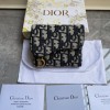 DIOR SADDLE LOTUS WALLET