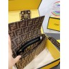 FENDI BAGUETTE JACQUARD FF FABRIC BAG