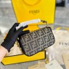 FENDI BAGUETTE MINI JACQUARD FF FABRIC BAG