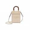 FENDI MINI SUNSHINE SHOPPER LEATHER MINI BAG