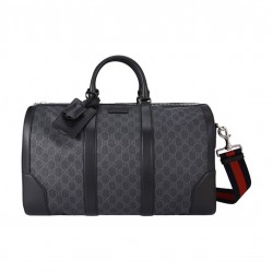 GUCCI GG BLACK CARRY-ON DUFFLE