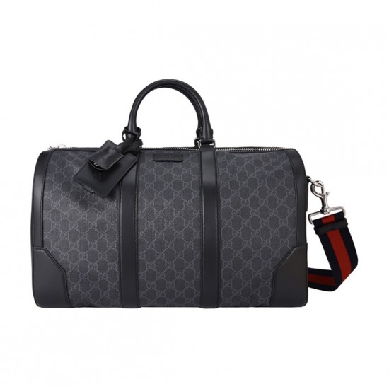 GUCCI GG BLACK CARRY-ON DUFFLE