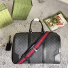 GUCCI GG BLACK CARRY-ON DUFFLE