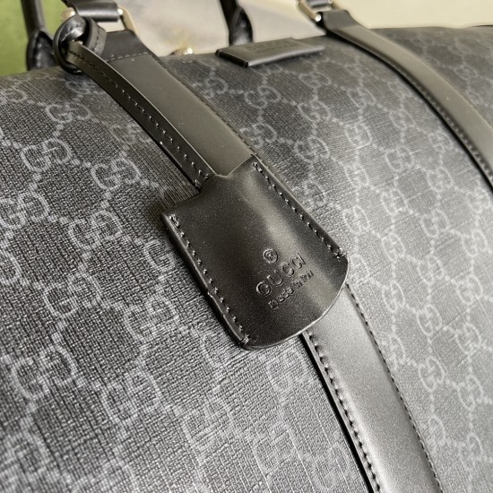 GUCCI GG BLACK CARRY-ON DUFFLE