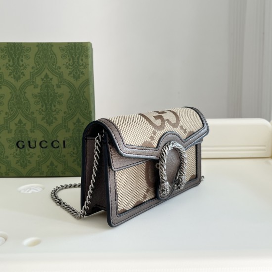 GUCCI DIONYSUS GG SUPREME SUPER MINI BAG