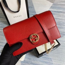 GUCCI INTERLOCKING G CHAIN WALLET SHOULDER BAG