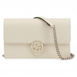 GUCCI INTERLOCKING G CHAIN WALLET SHOULDER BAG