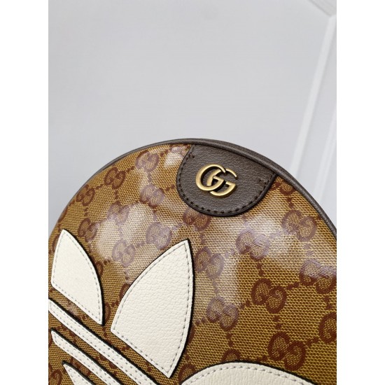 GUCCI OPHIDIA MINI GG ROUND SHOULDER BAG