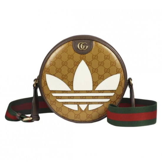 GUCCI OPHIDIA MINI GG ROUND SHOULDER BAG