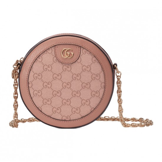 GUCCI OPHIDIA MINI GG ROUND SHOULDER BAG