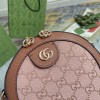 GUCCI OPHIDIA MINI GG ROUND SHOULDER BAG