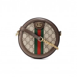 GUCCI OPHIDIA MINI GG ROUND SHOULDER BAG