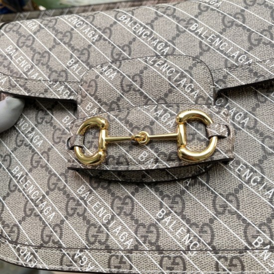 GUCCI X BALENCIAGA HORSEBIT 1955 SHOULDER BAG 