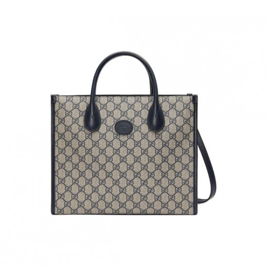 GUCCI SMALL TOTE BAG WITH INTERLOCKING G