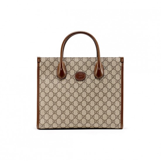 GUCCI SMALL TOTE BAG WITH INTERLOCKING G