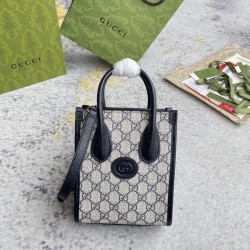 GUCCI MINI TOTE BAG WITH INTERLOCKING G