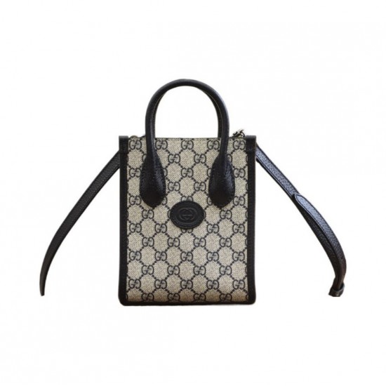 GUCCI MINI TOTE BAG WITH INTERLOCKING G