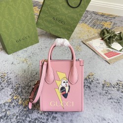 GUCCI MINI TOTE BAG WITH INTERLOCKING G