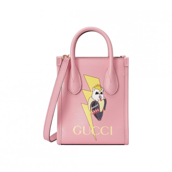 GUCCI MINI TOTE BAG WITH INTERLOCKING G